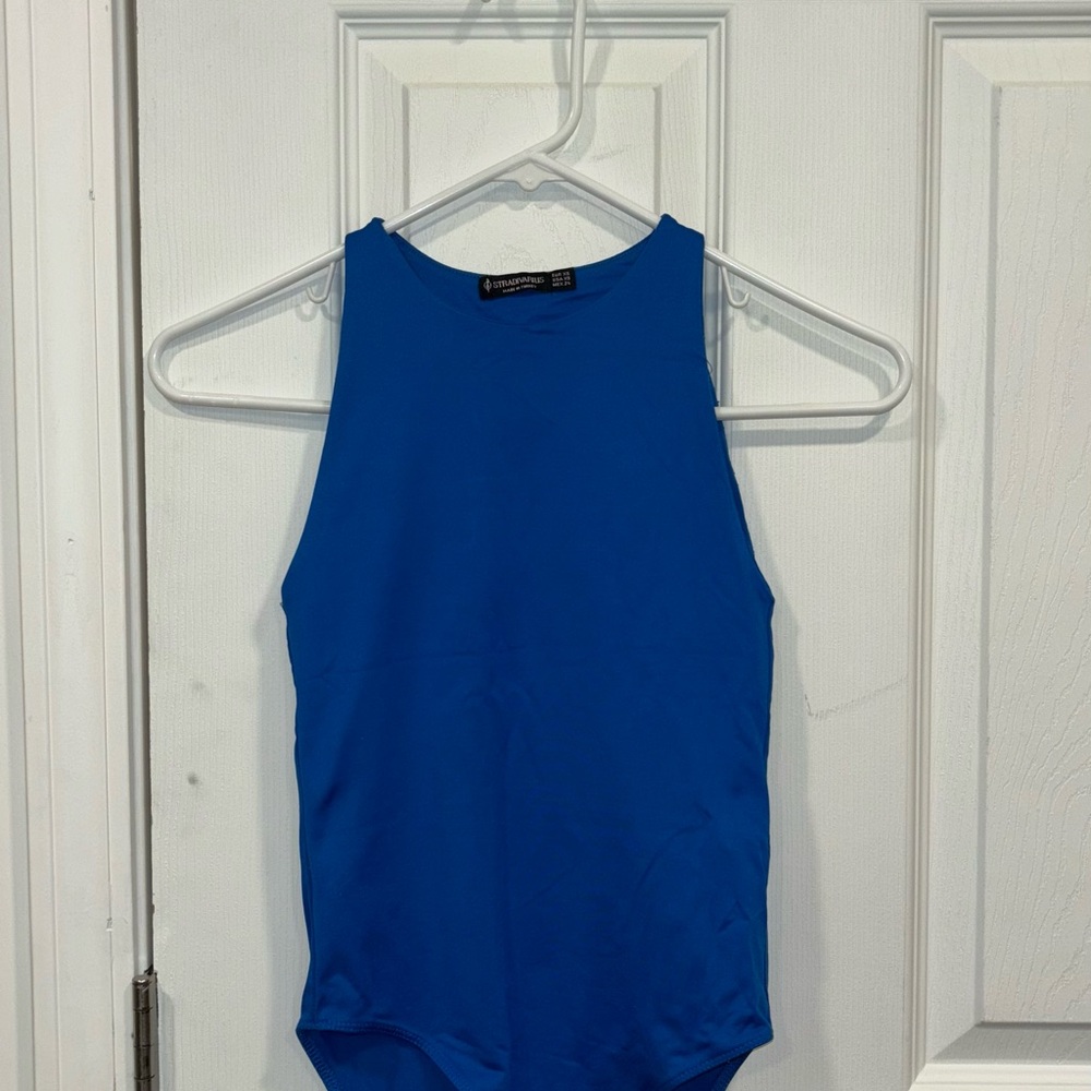 Blue bodysuit Women's Top